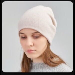 100% Cashmere Beanie Hat